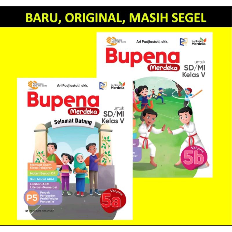 Jual Buku Siswa Bupena Untuk Sd Mi Kelas A B Kurikulum Merdeka