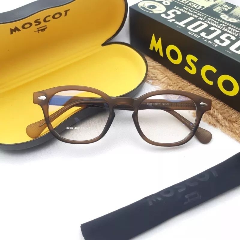 Jual Kacamata Frame Moscot Pria Wanita Paket Lensa Photocromic Shopee