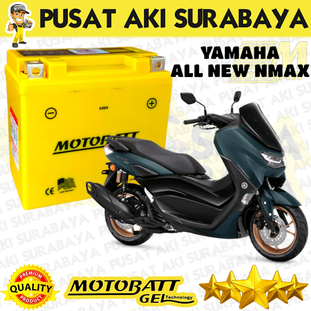 Jual JAMINAN BERGARANSI ACCU MOTOBATT MTZ6S AKI GEL 6 AH YAMAHA ALL NEW