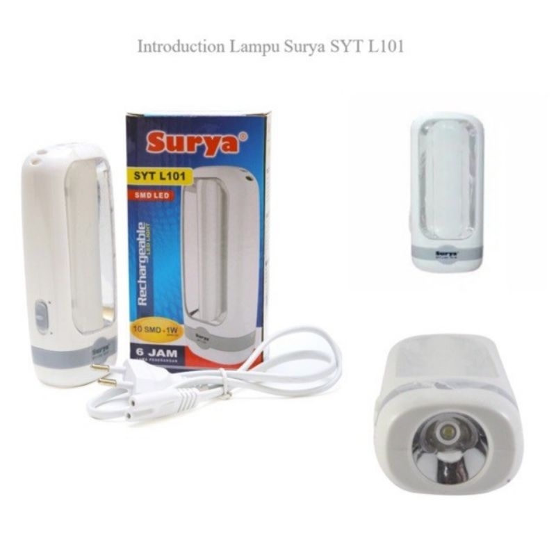 Jual Surya Lampu Emergency Syt L Led Dan Senter Shopee Indonesia