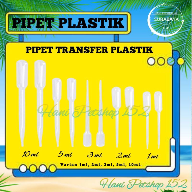 Jual PIPET TETES PIPET TRANSFER PIPET PLASTIK 1ML 3ML 5ML