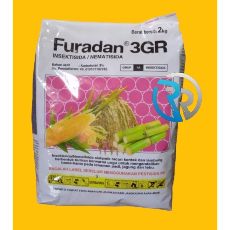 Jual FURADAN 3GR 2KG 1KG INSEKTISIDA OBAT PENGENDALI HAMA TANAMAN