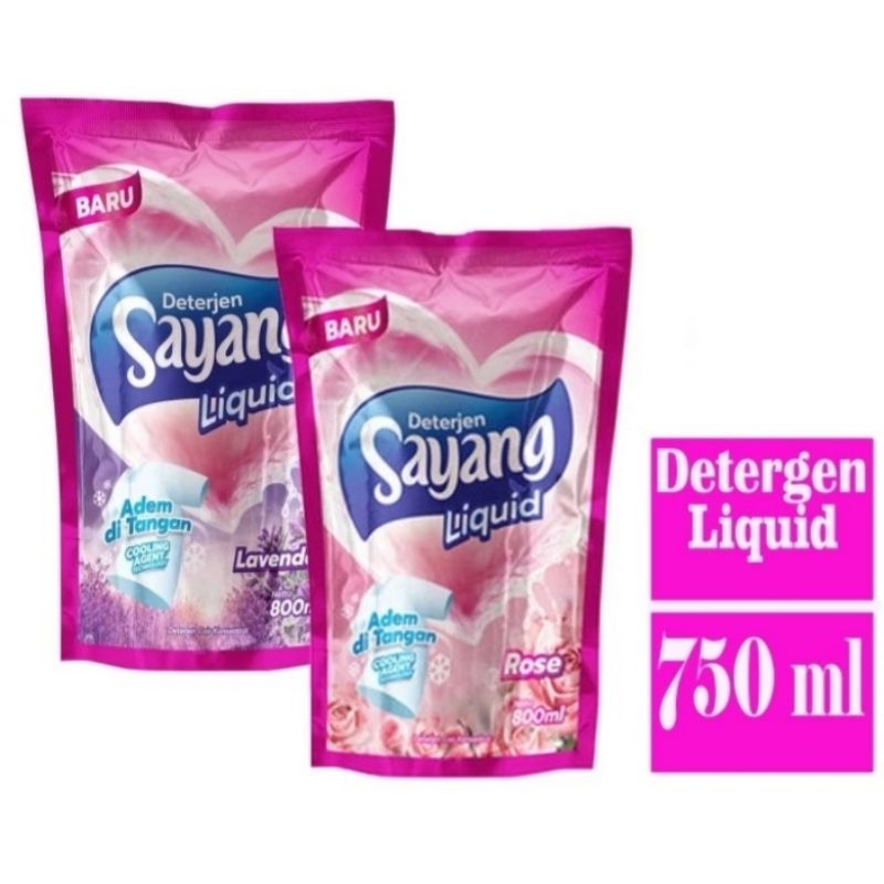 Jual Sayang Detergen Liquid Konsentrat Rose 720ml Detergen Sayang