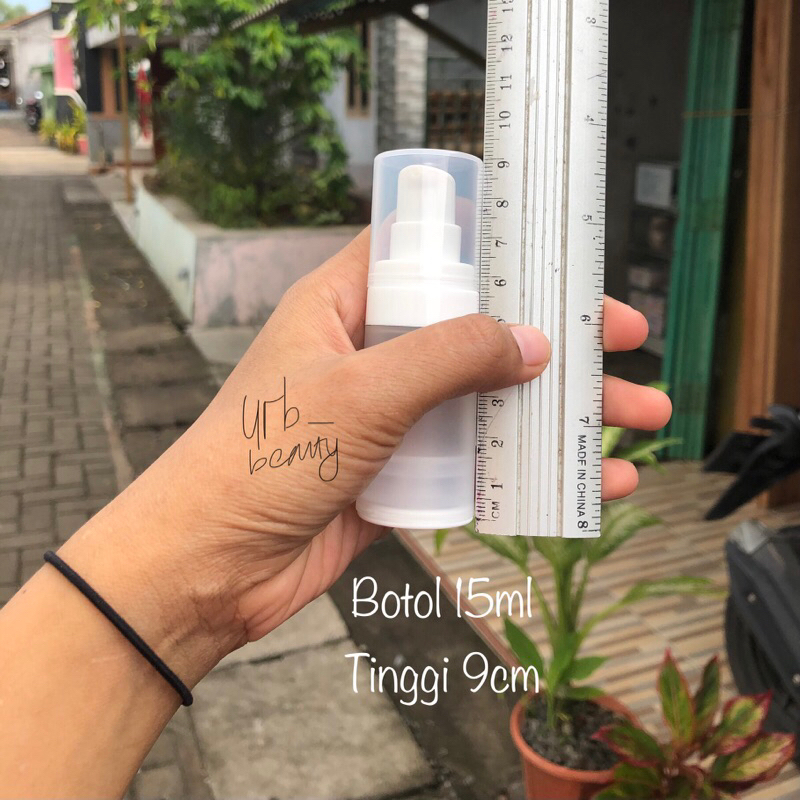 Jual Botol Pump Airless Ml Ml Cocok Untuk Travelling Dan Bepergian