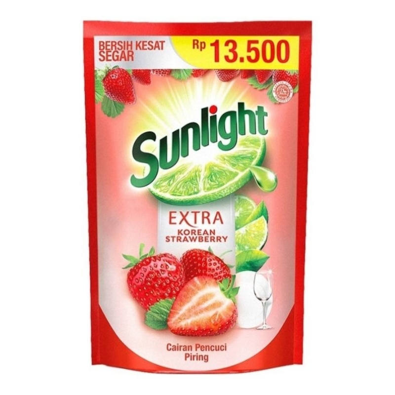 Jual SUNLIGHT Pencuci Piring Korean Strawberry 560ml Shopee Indonesia