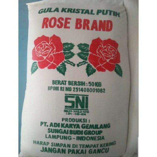 Jual ROSE BRAND Gula Pasir Putih Bersih Cantik Kemasan Repack Serba