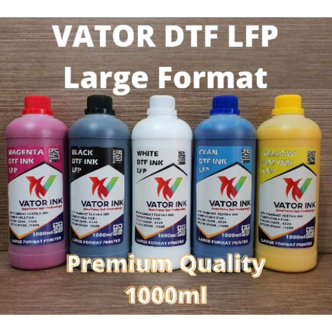 Jual Colorjet Vator White Cmykw Dtf Ink Tinta Dtf White Dtf Putih