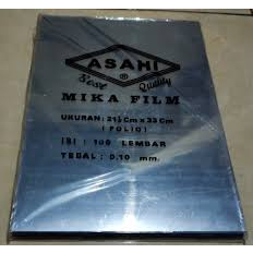 Jual Mika Jilid Film Asahi Mika Plastik Jilid Ukuran Folio Grm