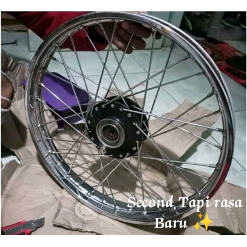 Jual Velg Jari Jari Depan 1pcs YAMAHA RX KING Uk Ring 19 Supra Rakitan