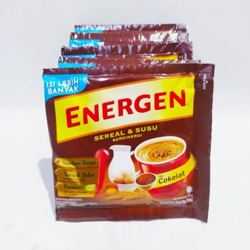 Jual Energen Sereal G X Sachet Renceng Rasa Coklat Vanila