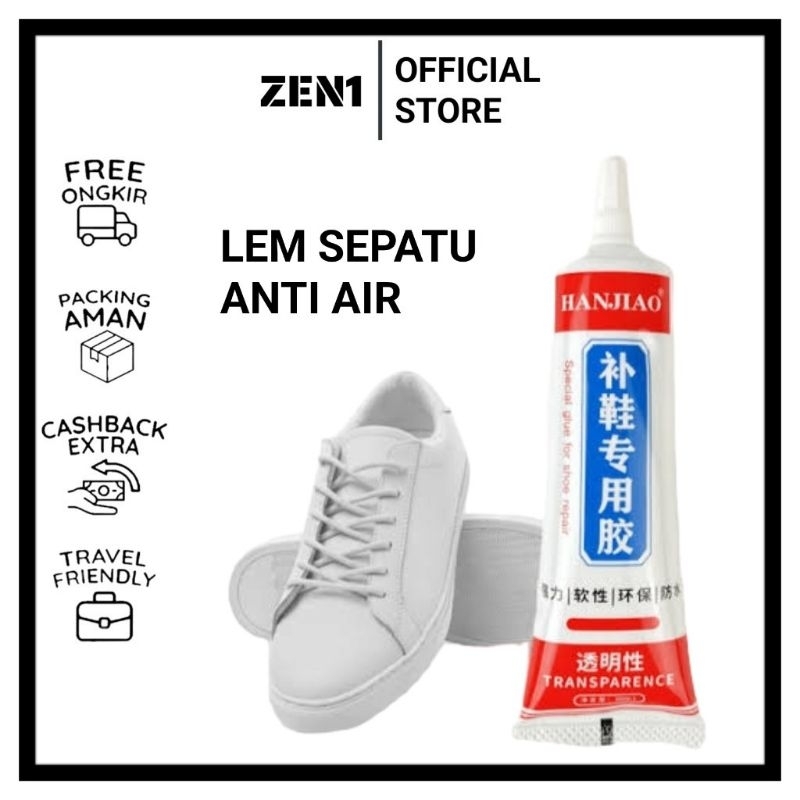 Jual ZEN1 LEM SEPATU KUAT TAHAN AIR 50ML LEM SEPATU BAIHERE SUPER