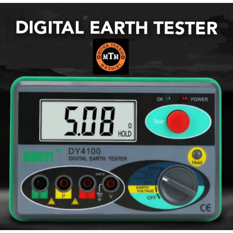 Jual Alat Ukur Digital Grounding Tester Duoyi Digital Earth Tester