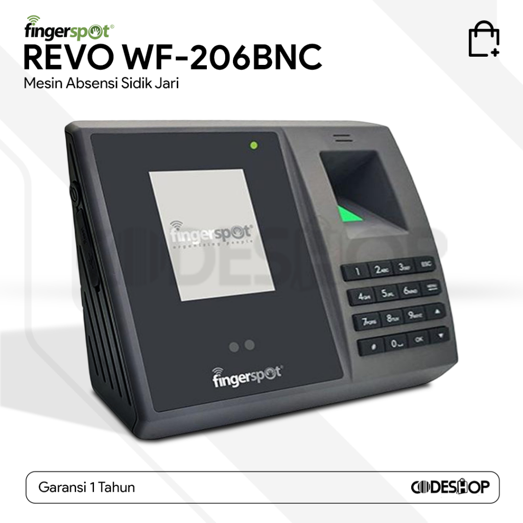 Jual Revo Wf Bnc Mesin Absensi Sensor Wajah Fingerspot Ssq Wifi