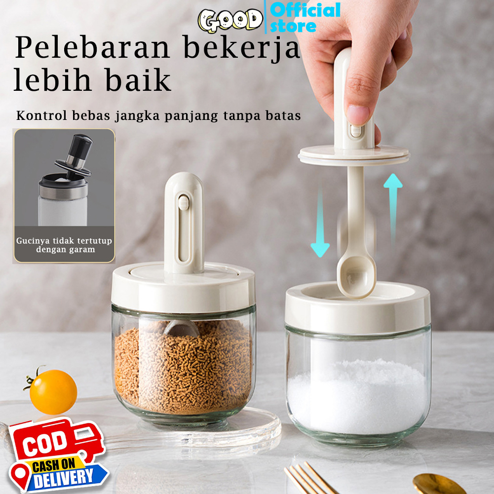 Jual Tempat Bumbu Dapur Adjustable Dengan Takaran Wadah Bumbu Dapur