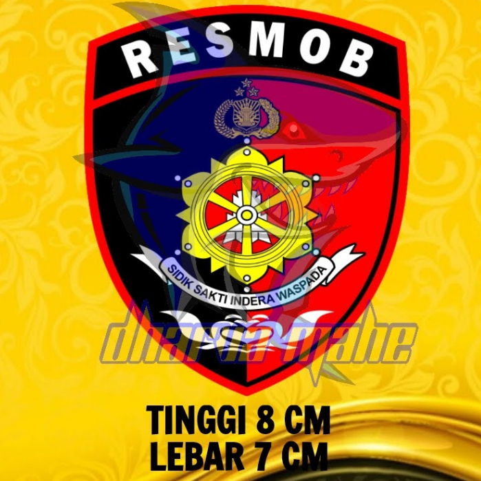 Jual Stiker Resmob Stiker Reserse Mobile Stiker Reskrim Stiker