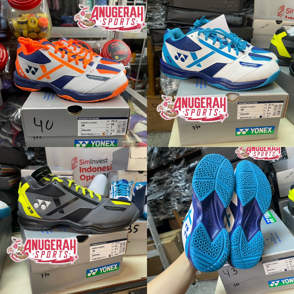 Jual Sepatu Badminton YONEX POWER CUSHION 39 SHB 39 EX Size 41 46