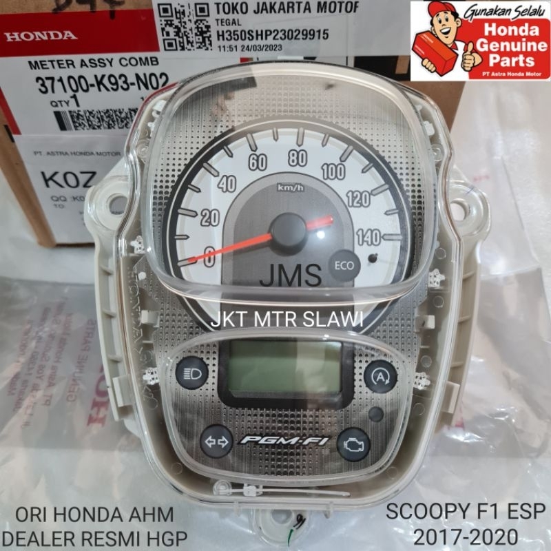 Jual 37100 K93 N01 Speedometer Assy Atau Spido Meter Assy Scoopy New