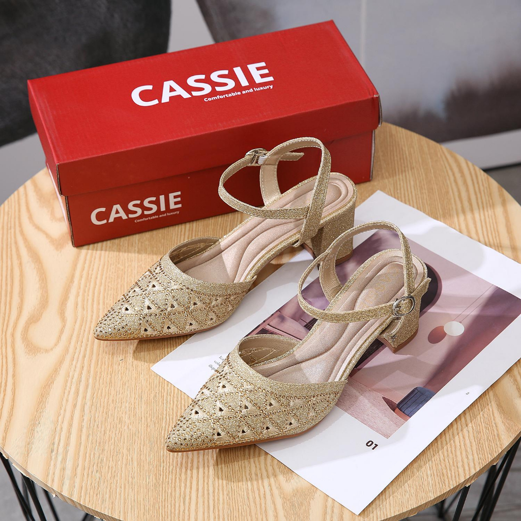 Jual CASSIE High Heels Wanita Import Sepatu Heels Wanita 015 Heels