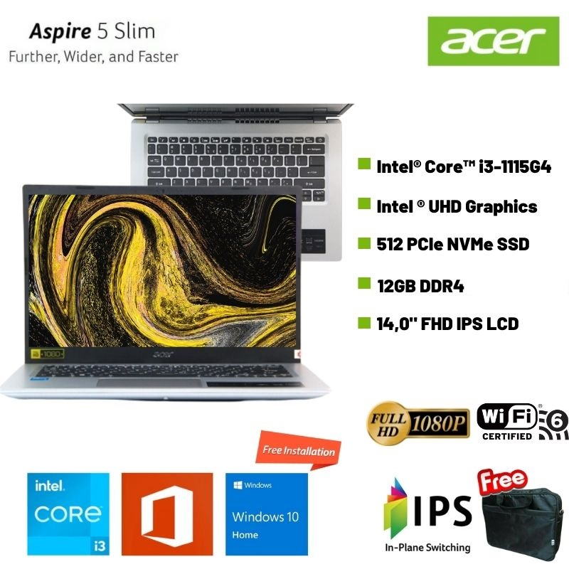 Jual Laptop Acer Aspire Slim A Vd Core I G Gb Ddr