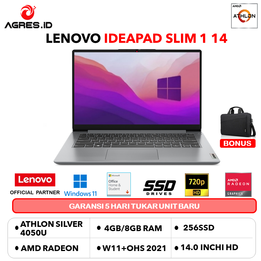 Jual RAM 8GB LENOVO IDEAPAD SLIM 1 14 ATHLON SILVER 3050 8GB 512SSD