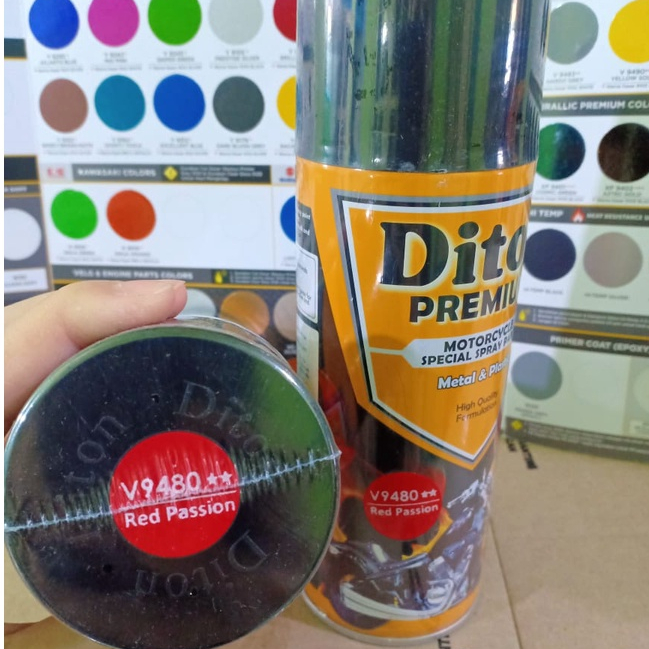 Jual DITON Premium Pilok Pilox Cat Semprot Warna Vespa Colors V 9480