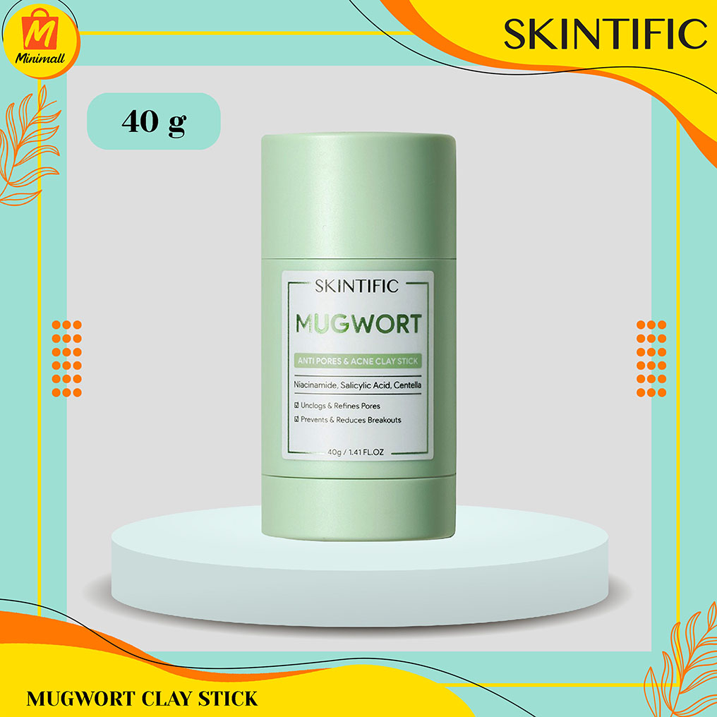 Jual SKINTIFIC Mugwort Acne Clay Stick 40 G Masker Wajah Anti