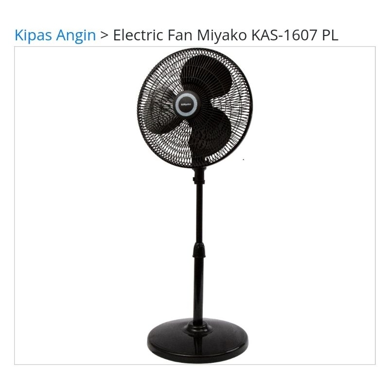 Jual Kipas Angin Miyako Kas Kb Kas Kb Kas Pl Shopee