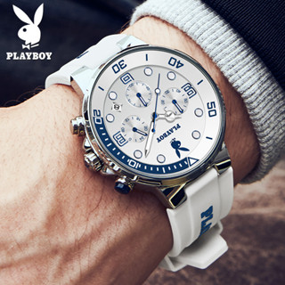 Jual Playboy Jam Tangan Pria Anti Air Original Quartz Kalender Luminous