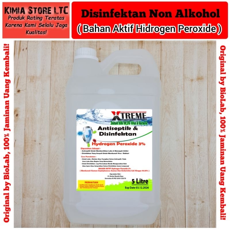 Jual Disinfektan Antiseptik 5 Liter Non Alkohol Shopee Indonesia