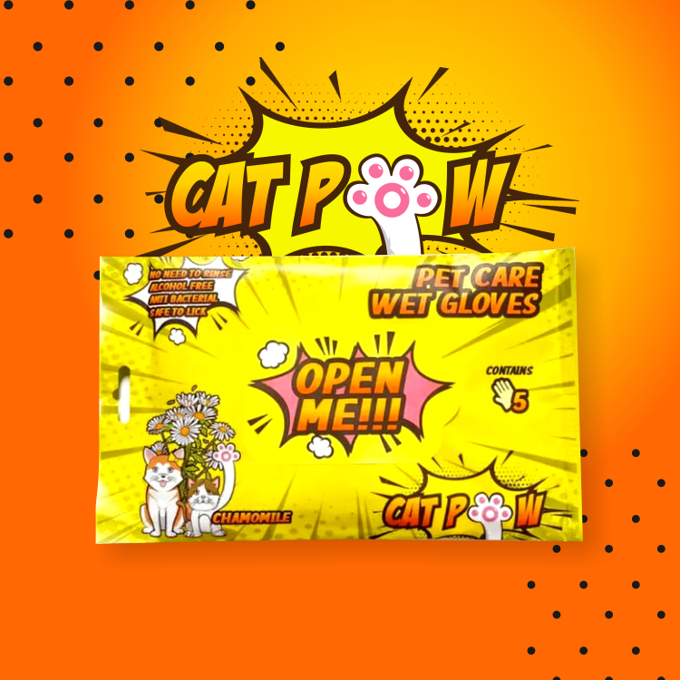 Jual Catpow Pet Care Wet Gloves Isi Pcs Sarung Tangan Mandi Kucing