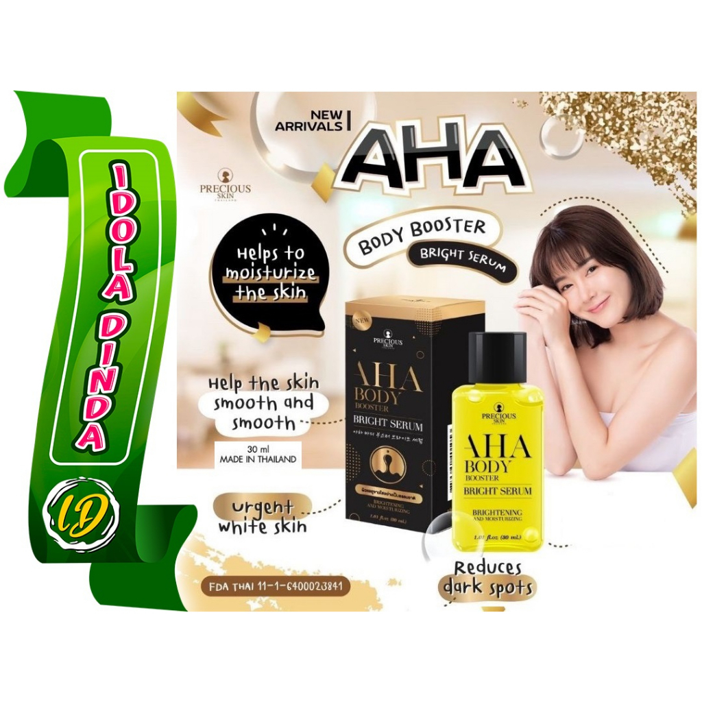 Jual AHA BODY BOOSTER BRIGHT SERUM WHITE PRECIOUS SKIN THAILAND BPOM