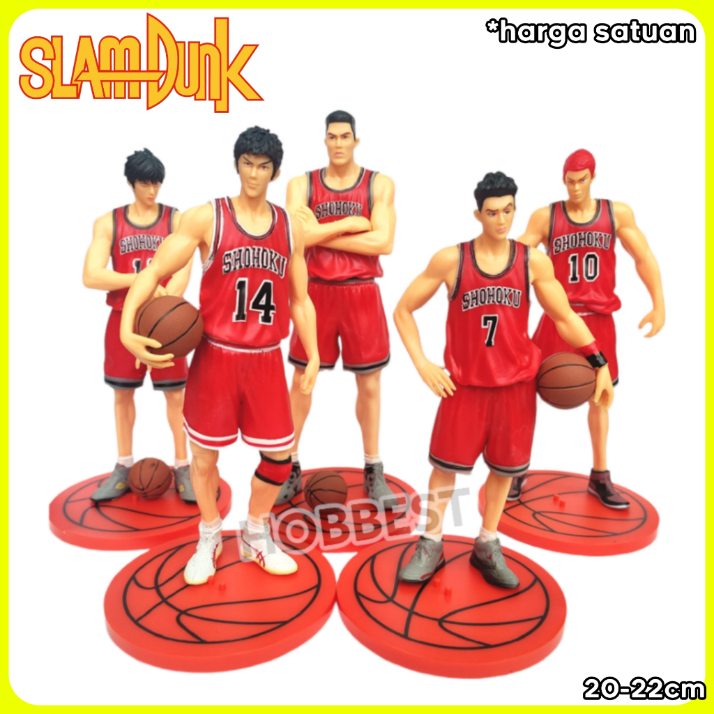 Jual Action Figure Slam Dunk Satuan Miniatur Topper Kue Pajangan Mainan