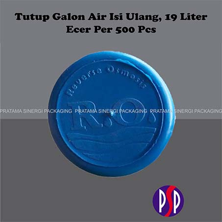 Jual Tutup Galon Air Isi Ulang Liter Ro Biru Ecer Rp