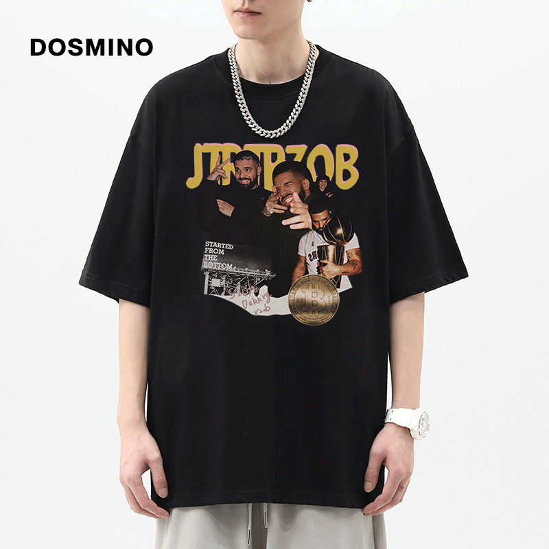 Jual Dosmino Kaos Oversize Distro Pria American Street Nba Print Kaos