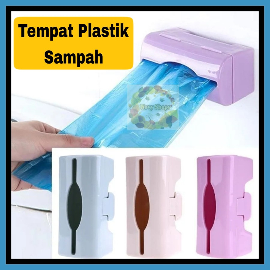 Jual TEMPAT PLASTIK SAMPAH GULUNG MINI DISPENSER KANTONG SAMPAH 340