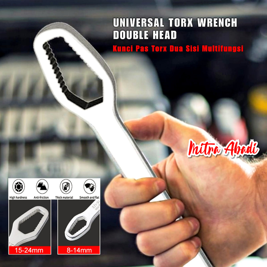 Jual Universal Torx Wrench Double Head Kunci Pas Torx Dua Sisi