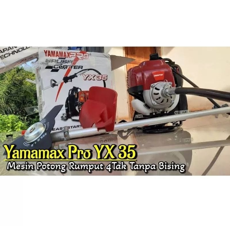 Jual Mesin Potong Rumput Brush Cutter Yamamax Pro YX 35 4 Tak Shopee