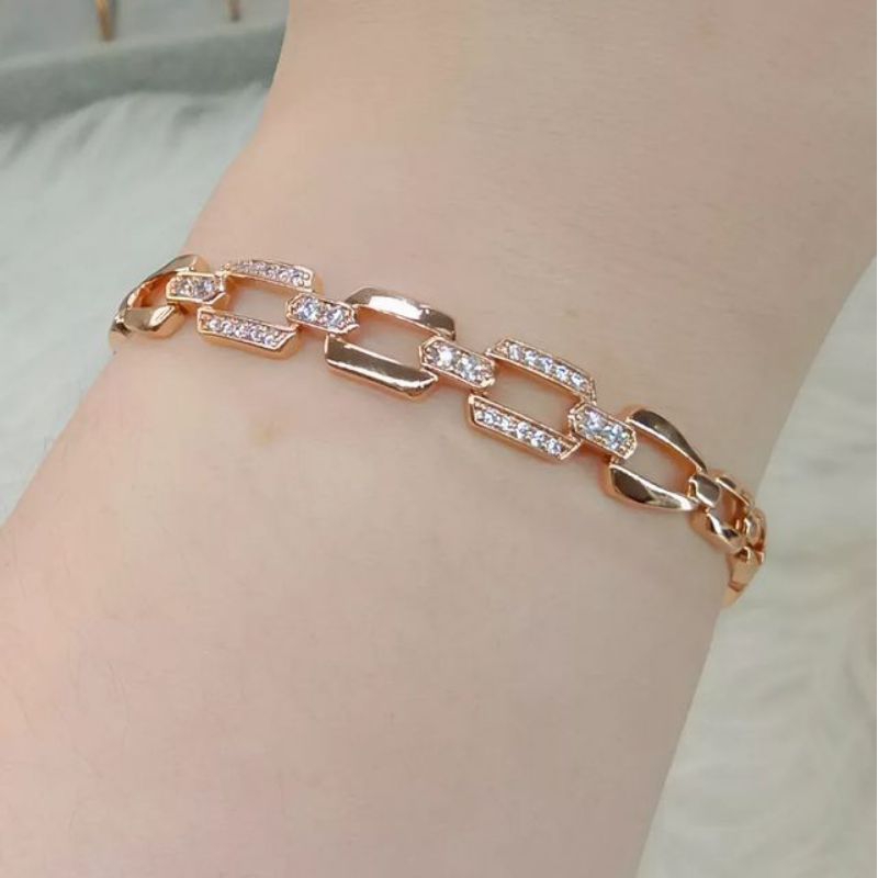 Jual La Vienne Cloudly Gelang Rantai Tangan Titanium Wanita Anti