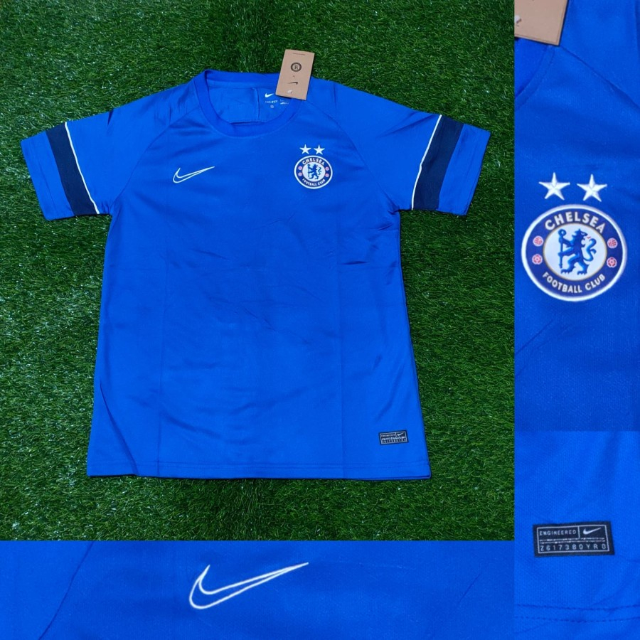 Jual JERSEY BOLA CHELSEA TRAINING BIRU 2022 2023 GRADE ORI Shopee