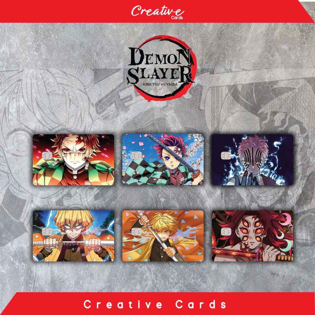 Jual Stiker Sticker Garskin Kartu Atm Skin Card Anime Kimetsu No