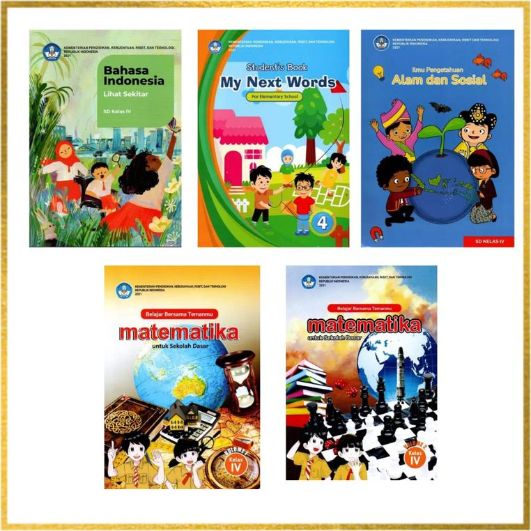 Jual Bundling Paket Buku Paket Kelas Sd Mi Kurikulum Merdeka