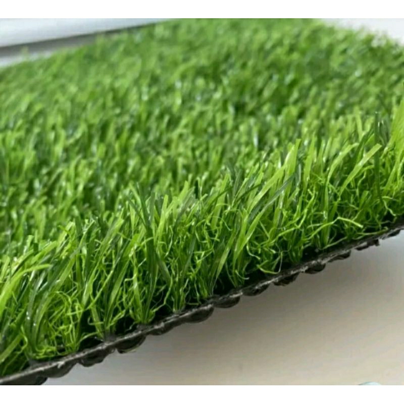 Jual KARPET RUMPUT SINTETIS 25CM X 90CM TIPE SWISS 30 MM Shopee Indonesia