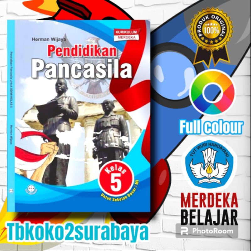 Jual Buku Paket Pendidikan Pancasila Sd Kelas Kurikulum Merdeka