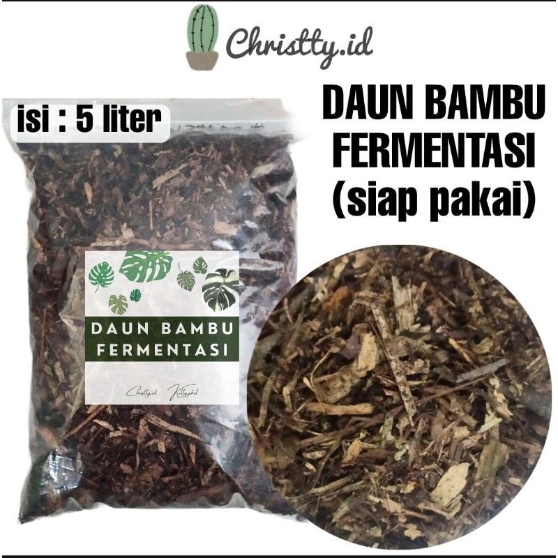 Jual Daun Bambu Fermentasi Media Tanam Humus Daun Dan Batang Bambu