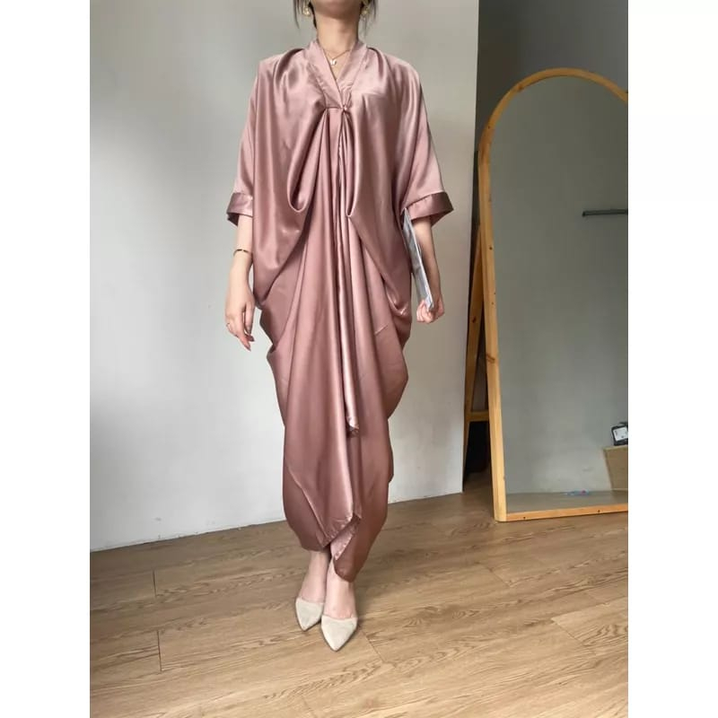 Jual Bisa Cod Kaftan Wanita Kekinian Kaftan Satin Terbaru