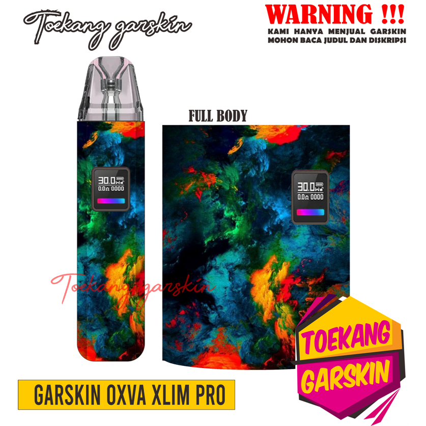 Jual Garskin Oxva Xlim Pro Skin Wrap Sticker Green Color Shopee