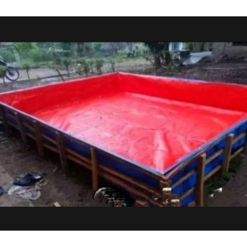 Jual Terpal Kolam Ikan Kotak Tipe A Ukuran Mx Mx Cm Bahan Tebal