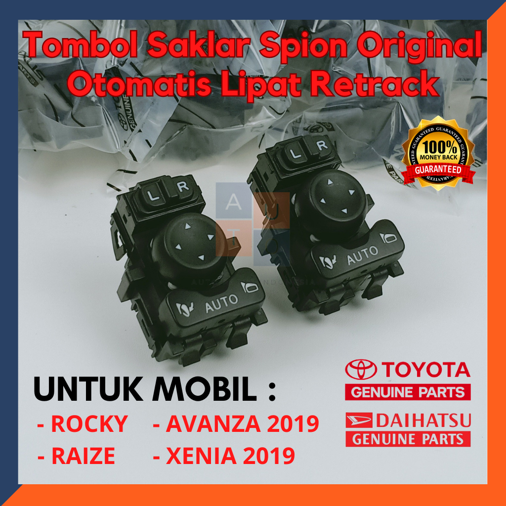 Jual Tombol Switch Saklar Miror Retract Spion Toyota Daihatsu Raize