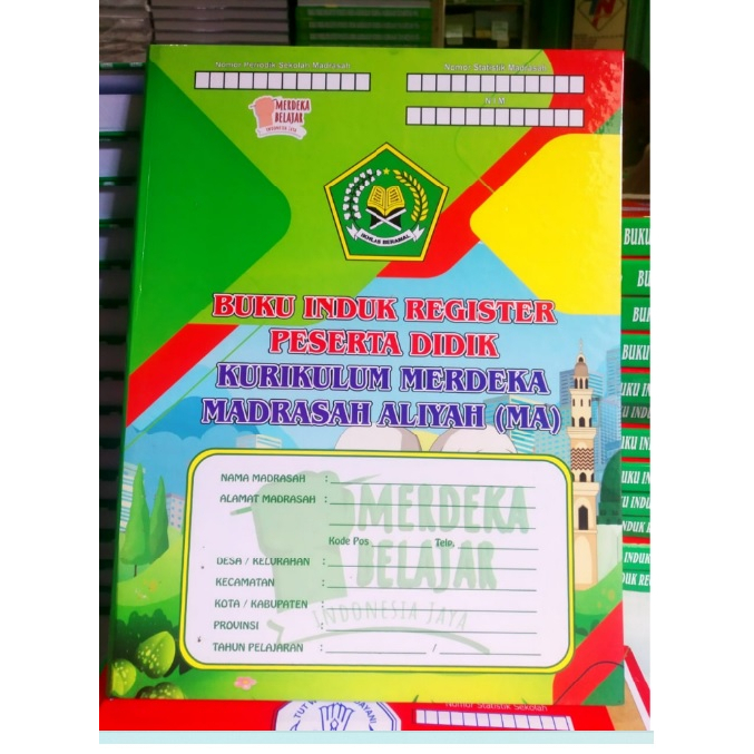 Jual BUKU INDUK REGISTER SISWA MADRASAH ALIYAH BUKU INDUK KURIKULUM