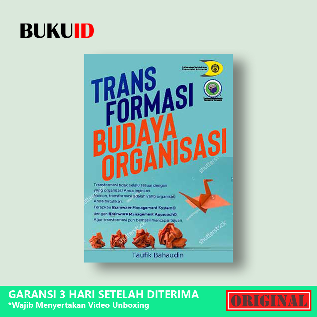 Jual Buku Transformasi Budaya Organisasi Original Shopee Indonesia